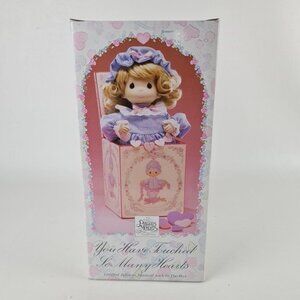 Precious Moments You Have Touched To Many Hearts 422282 Musical Jack The Box